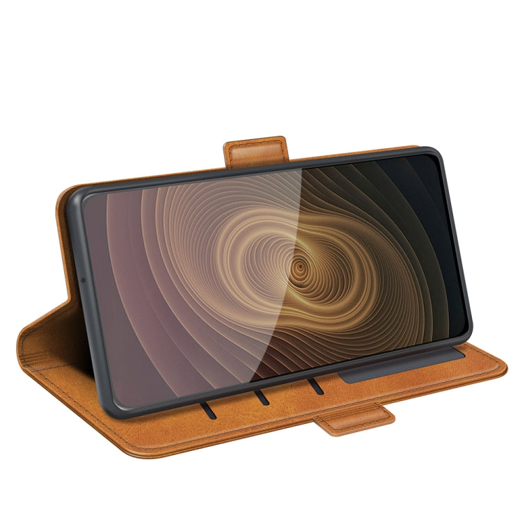 For ZTE Axon 20 5G Dual-side Magnetic Buckle Horizontal Flip Leather Case with Holder & Card Slots & Wallet