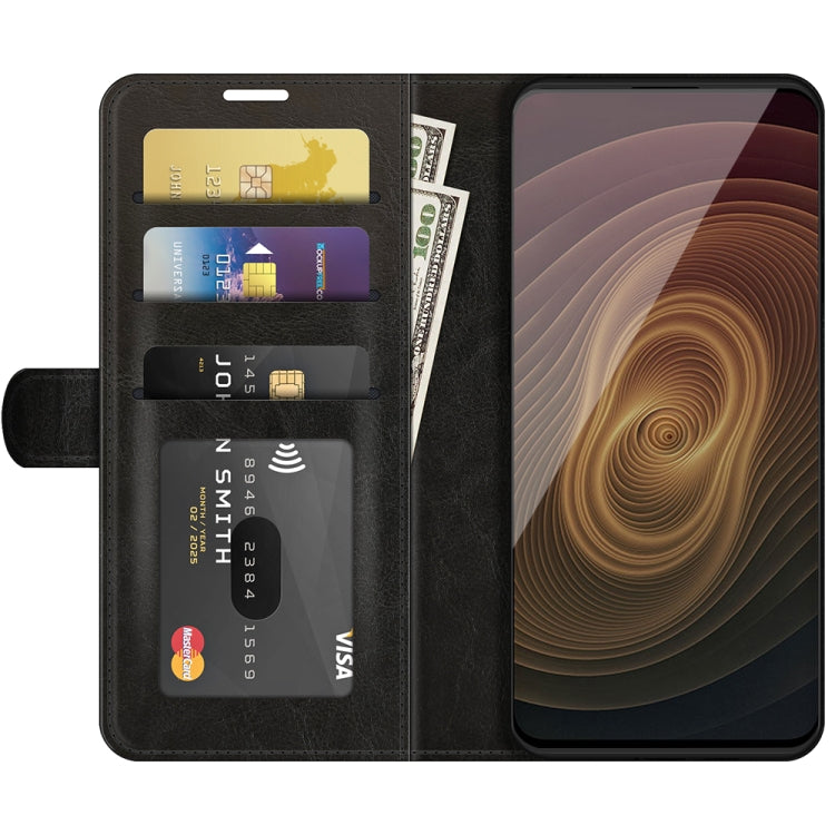 For ZTE Axon 20 5G R64 Texture Single Horizontal Flip Protective Case with Holder & Card Slots & Wallet& Photo Frame