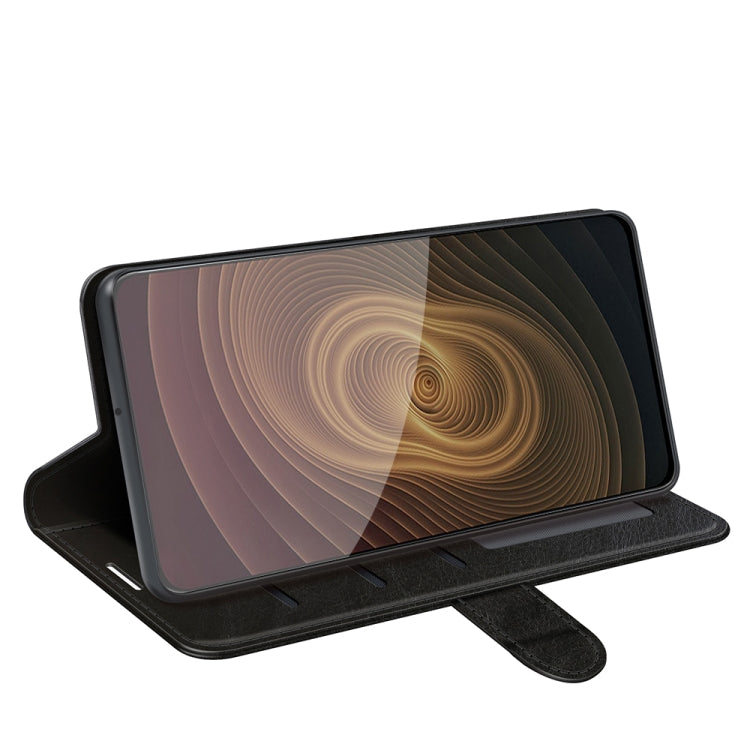 For ZTE Axon 20 5G R64 Texture Single Horizontal Flip Protective Case with Holder & Card Slots & Wallet& Photo Frame