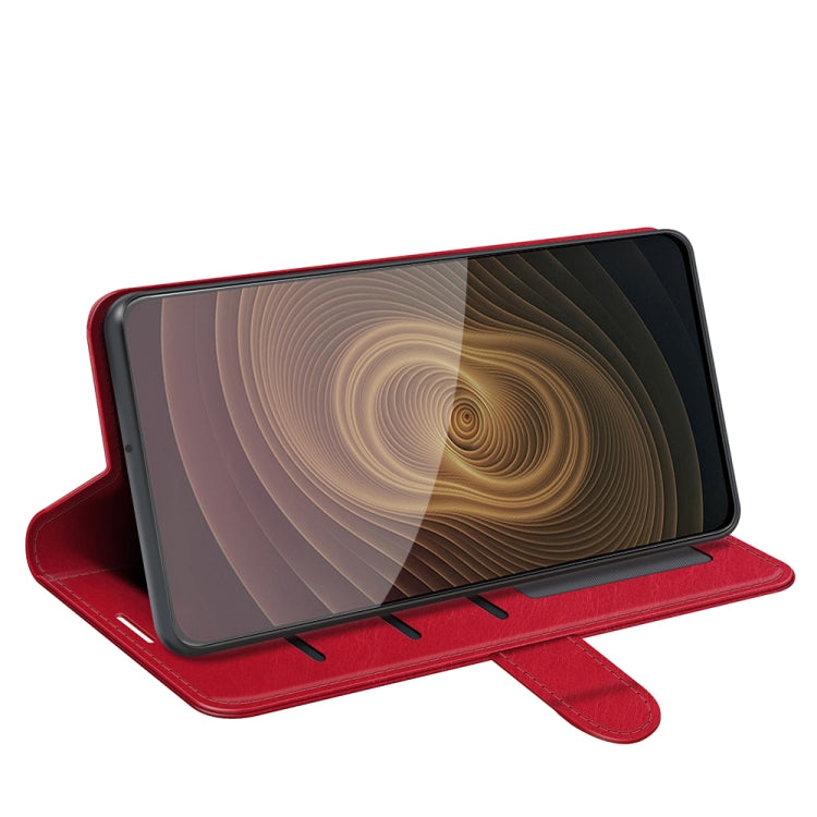 For ZTE Axon 20 5G R64 Texture Single Horizontal Flip Protective Case with Holder & Card Slots & Wallet& Photo Frame