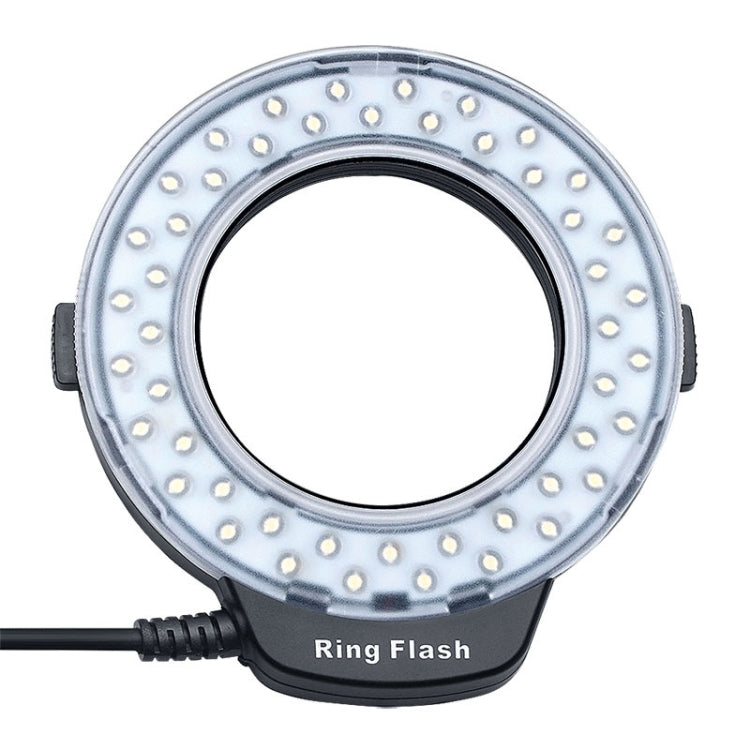 HD-130 Macro LED Ring Flash Light with 8 Different Sizes Adapter Ring (40.5 / 52 / 55 / 58 / 62 / 67 / 72 / 77mm) & 3 x Color Diffuser