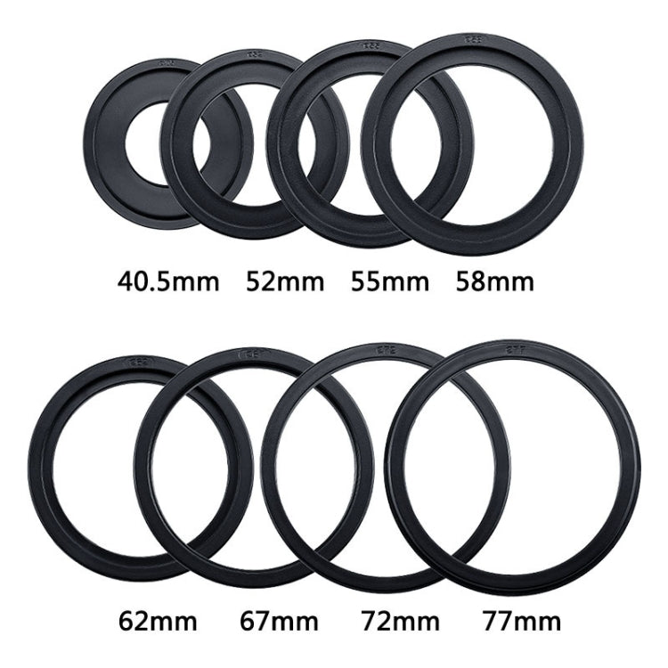 HD-130 Macro LED Ring Flash Light with 8 Different Sizes Adapter Ring (40.5 / 52 / 55 / 58 / 62 / 67 / 72 / 77mm) & 3 x Color Diffuser