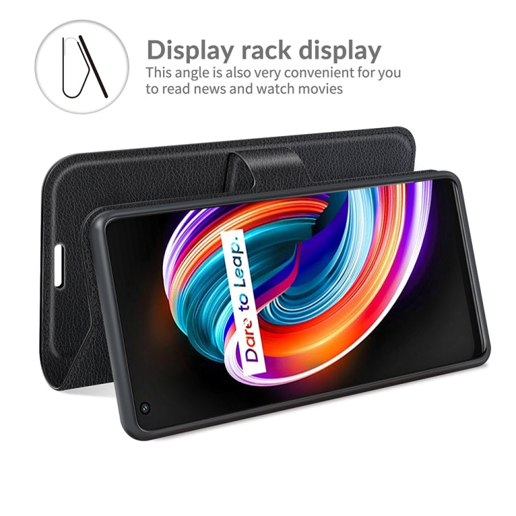 For OPPO Realme Q3 Pro Carnival Litchi Texture Horizontal Flip Protective Case with Holder & Card Slots & Wallet