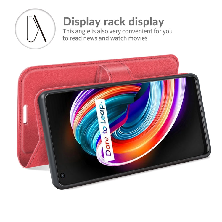 For OPPO Realme Q3 Pro Carnival Litchi Texture Horizontal Flip Protective Case with Holder & Card Slots & Wallet