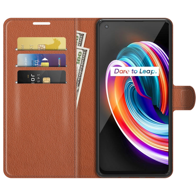 For OPPO Realme Q3 Pro Carnival Litchi Texture Horizontal Flip Protective Case with Holder & Card Slots & Wallet