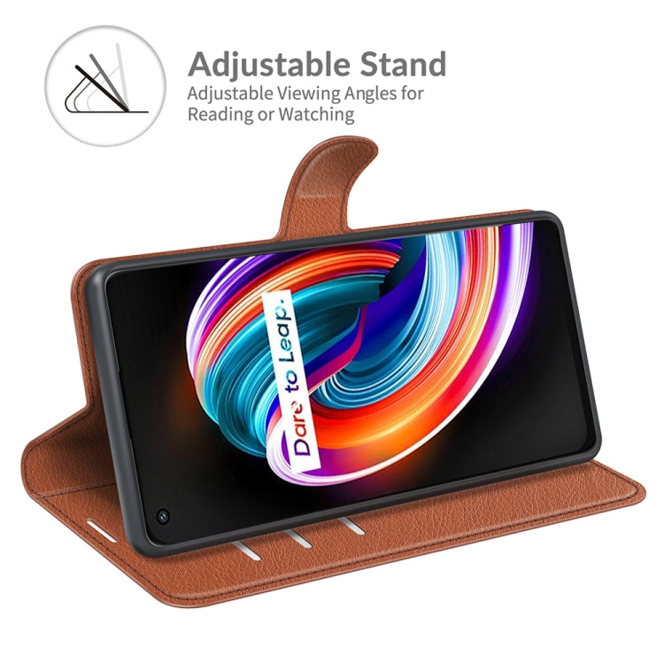 For OPPO Realme Q3 Pro Carnival Litchi Texture Horizontal Flip Protective Case with Holder & Card Slots & Wallet