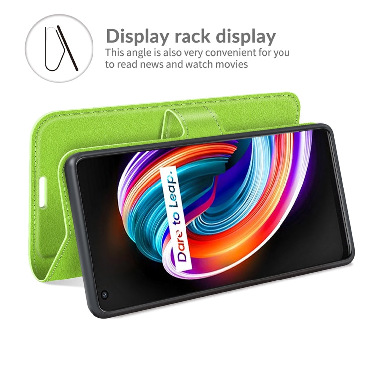 For OPPO Realme Q3 Pro Carnival Litchi Texture Horizontal Flip Protective Case with Holder & Card Slots & Wallet