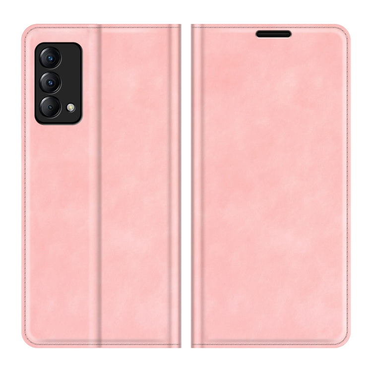 For OPPO Realme Q3 Pro Carnival Retro-skin Business Magnetic Suction Leather Case with Holder & Card Slots & Wallet