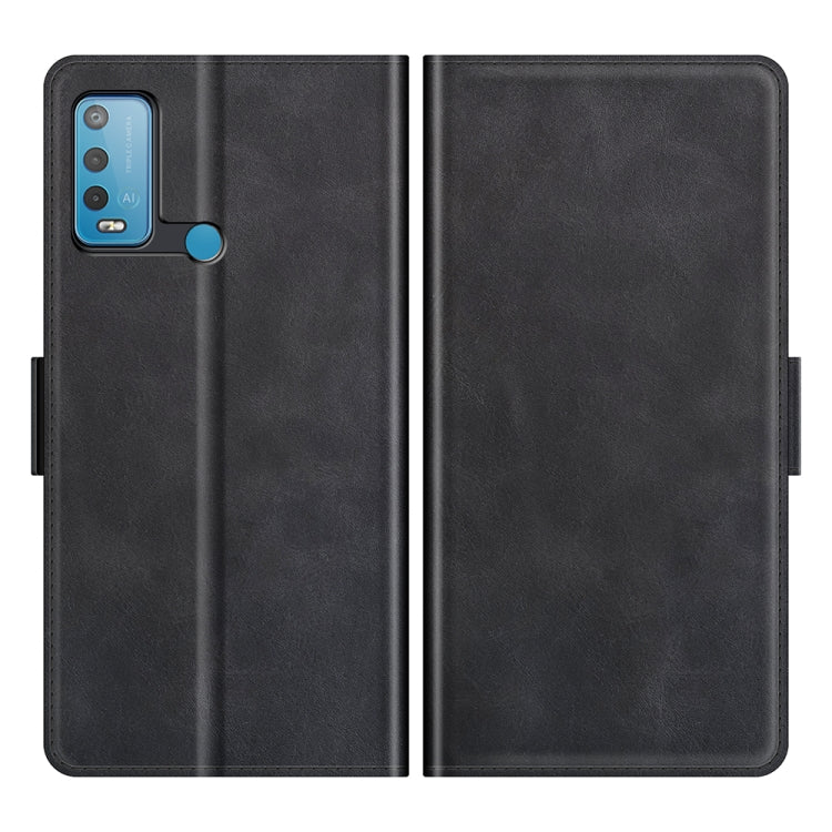 For wiko Power U30 Dual-side Magnetic Buckle Horizontal Flip Leather Case with Holder & Card Slots & Wallet