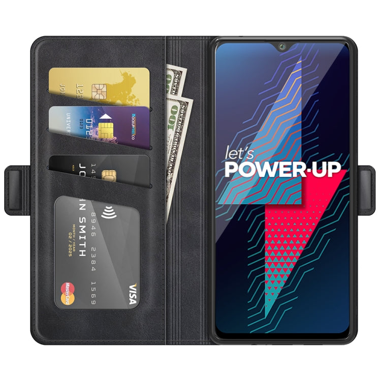 For wiko Power U30 Dual-side Magnetic Buckle Horizontal Flip Leather Case with Holder & Card Slots & Wallet