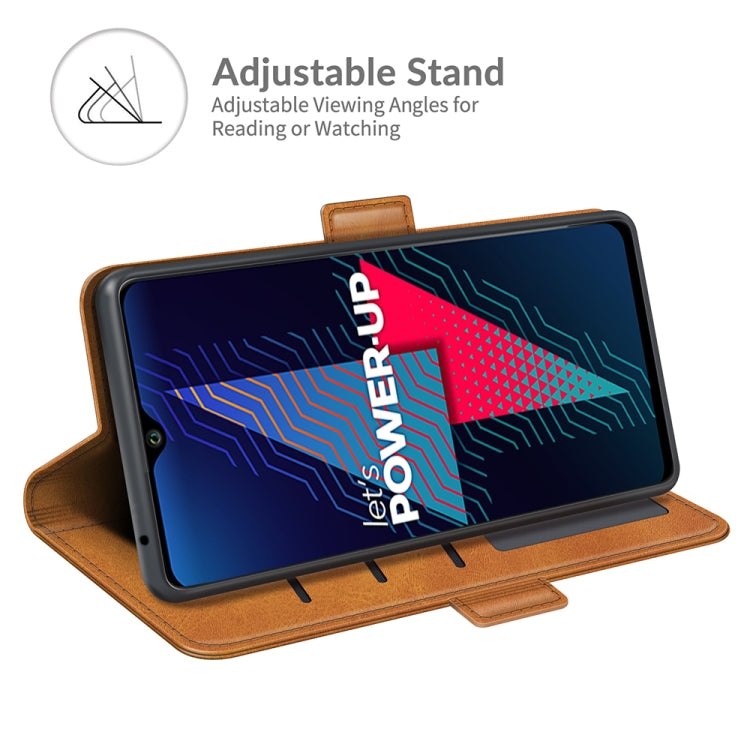 For wiko Power U30 Dual-side Magnetic Buckle Horizontal Flip Leather Case with Holder & Card Slots & Wallet