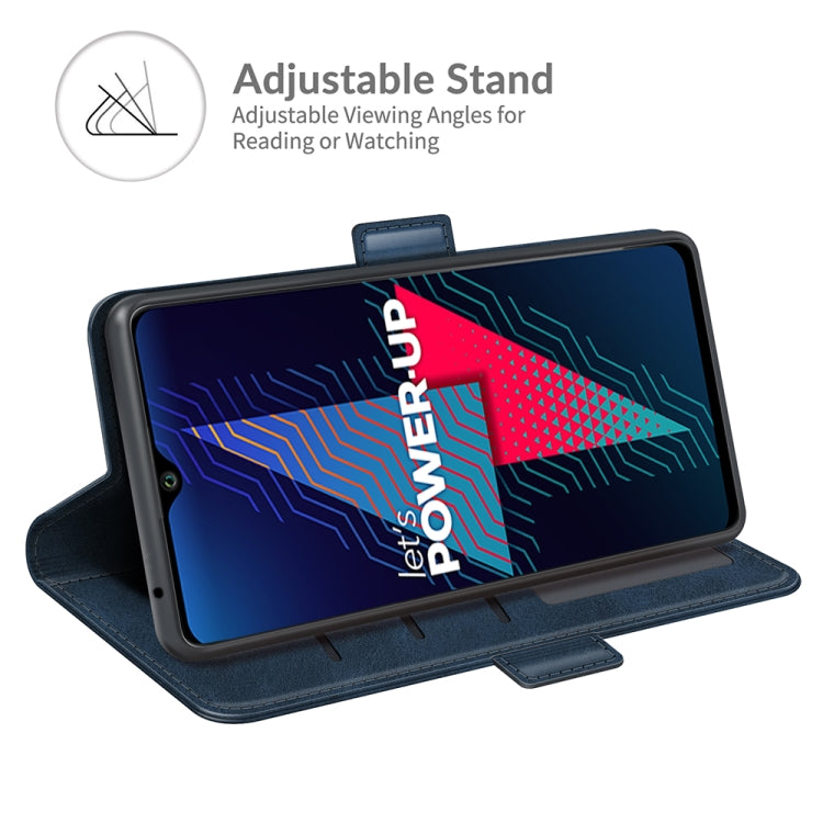 For wiko Power U30 Dual-side Magnetic Buckle Horizontal Flip Leather Case with Holder & Card Slots & Wallet