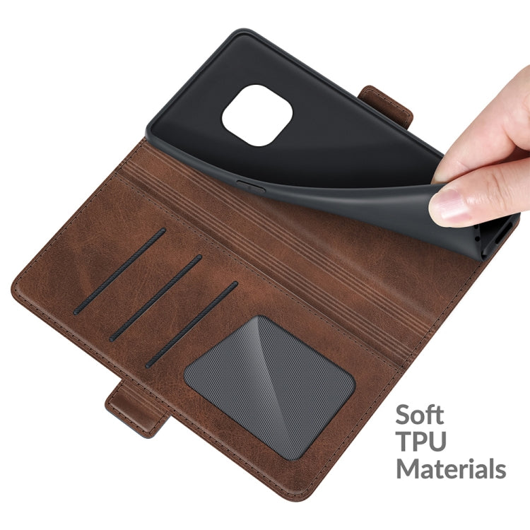 For Nokia XR20 Dual-side Magnetic Buckle Horizontal Flip Leather Case with Holder & Card Slots & Wallet