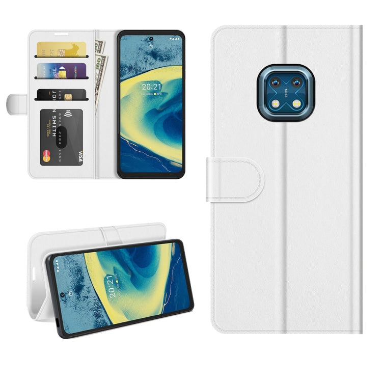 For Nokia XR20 R64 Texture Single Horizontal Flip Protective Case with Holder & Card Slots & Wallet& Photo Frame