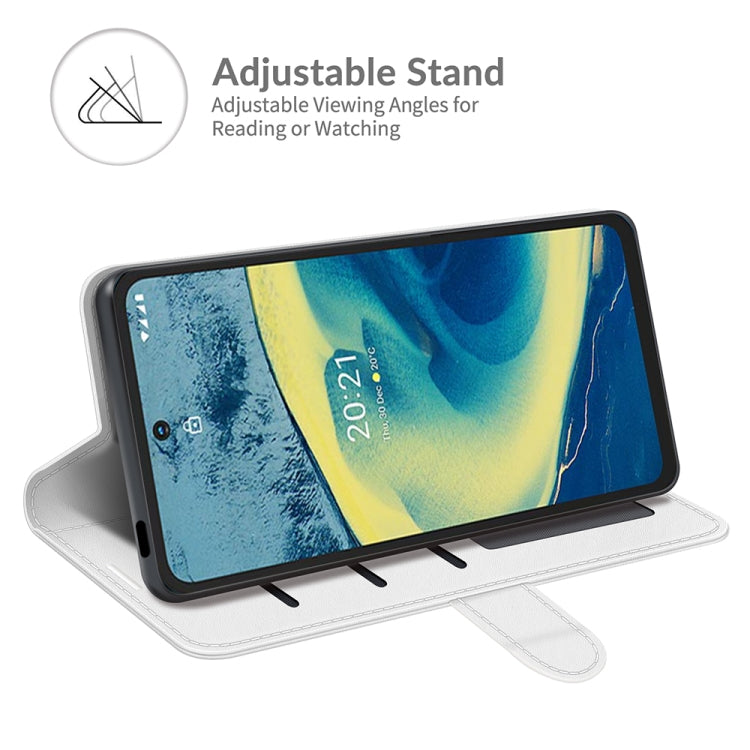 For Nokia XR20 R64 Texture Single Horizontal Flip Protective Case with Holder & Card Slots & Wallet& Photo Frame