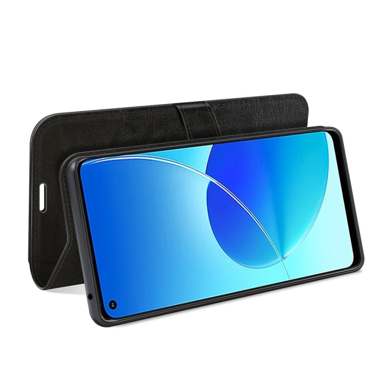 For OPPO Reno6 Z R64 Texture Single Horizontal Flip Protective Case with Holder & Card Slots & Wallet& Photo Frame