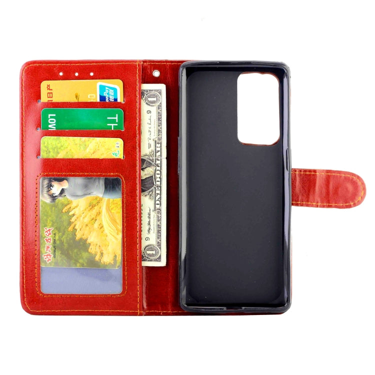 For OPPO Reno6 Pro+(5G) Crazy Horse Texture Leather Horizontal Flip Protective Case with Holder & Card Slots & Wallet & Photo Frame