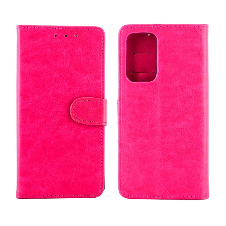 For OPPO Reno6 Pro+(5G) Crazy Horse Texture Leather Horizontal Flip Protective Case with Holder & Card Slots & Wallet & Photo Frame
