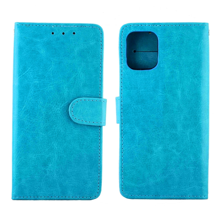 For OPPO Find X3/Find X3 Pro Crazy Horse Texture Leather Horizontal Flip Protective Case with Holder & Card Slots & Wallet & Photo Frame