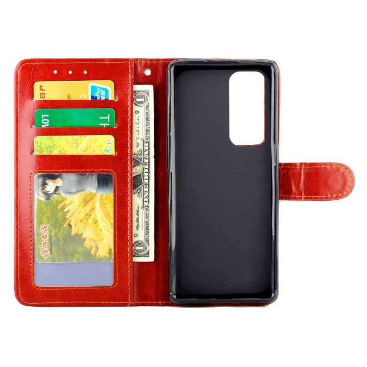 For OPPO Find X3 Neo/Reno5 Pro+ Crazy Horse Texture Leather Horizontal Flip Protective Case with Holder & Card Slots & Wallet & Photo Frame