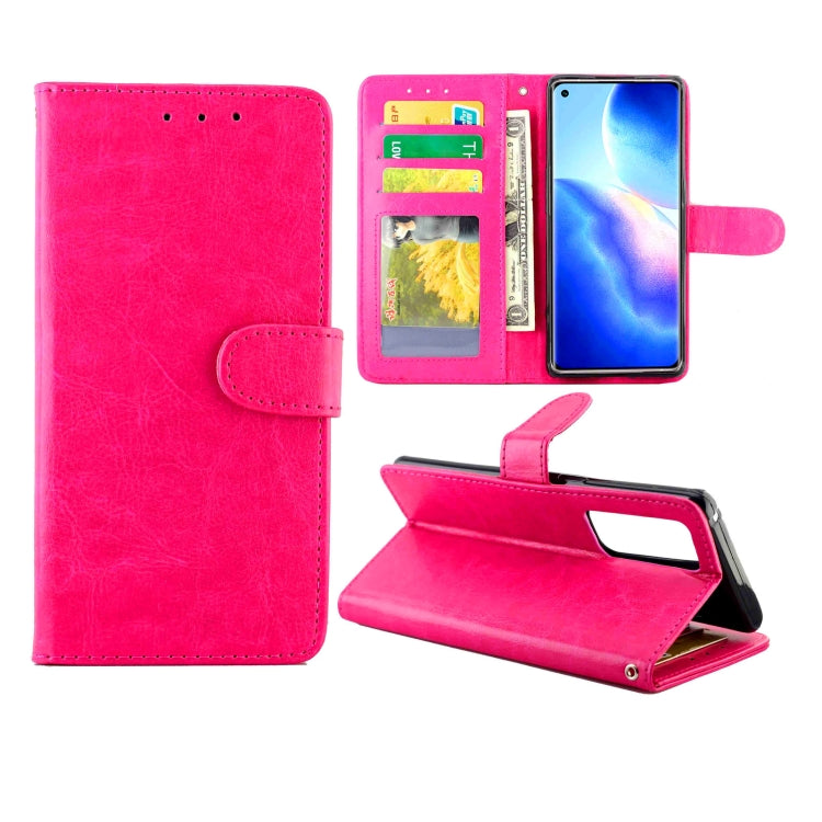 For OPPO Find X3 Neo/Reno5 Pro+ Crazy Horse Texture Leather Horizontal Flip Protective Case with Holder & Card Slots & Wallet & Photo Frame