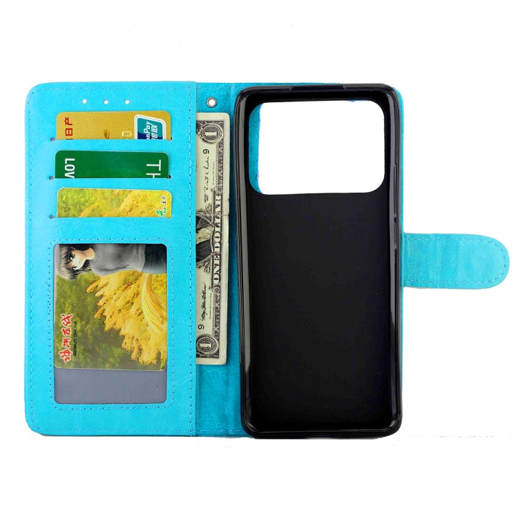 For Xiaomi Mi 11 Ultra Crazy Horse Texture Leather Horizontal Flip Protective Case with Holder & Card Slots & Wallet & Photo Frame