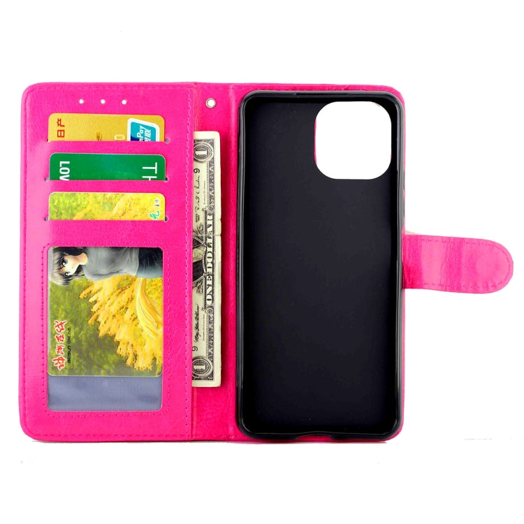 For Xiaomi Mi 11 Lite (4G/5G) Crazy Horse Texture Leather Horizontal Flip Protective Case with Holder & Card Slots & Wallet & Photo Frame