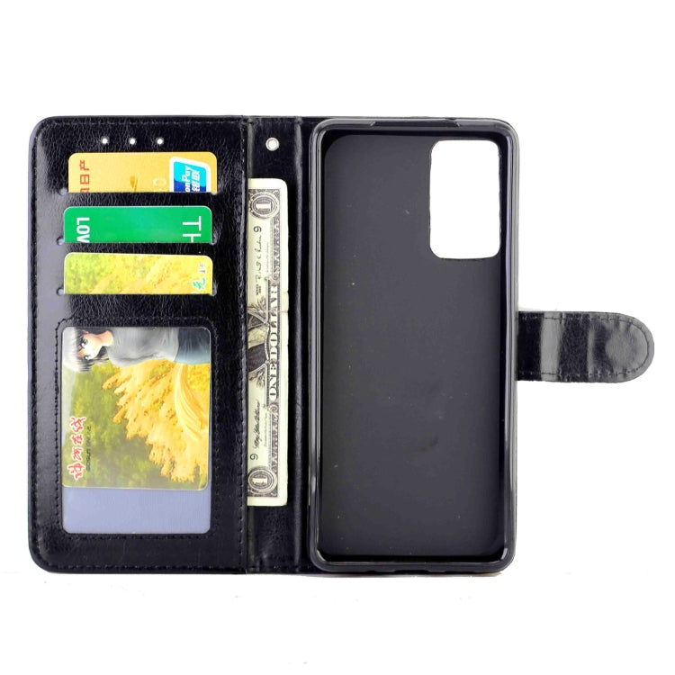 For Samsung Galaxy Quantum 2 Crazy Horse Texture Leather Horizontal Flip Protective Case with Holder & Card Slots & Wallet & Photo Frame