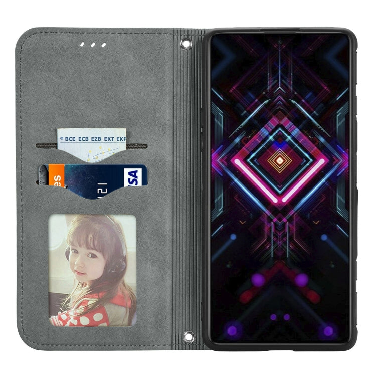 For Xiaomi Redmi K40 Gaming Retro Skin Feel Business Magnetic Horizontal Flip Leather Case with Holder & Card Slots & Wallet & Photo Frame