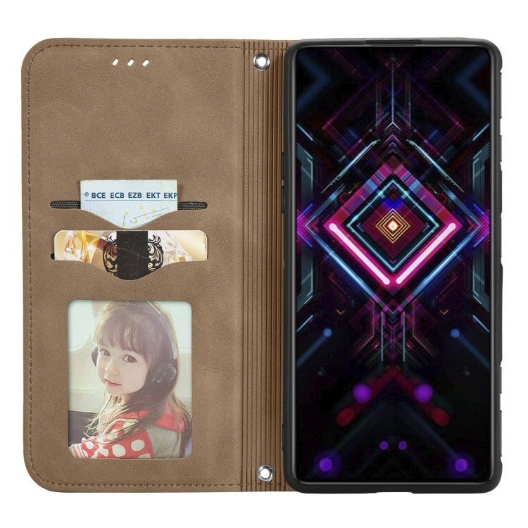 For Xiaomi Redmi K40 Gaming Retro Skin Feel Business Magnetic Horizontal Flip Leather Case with Holder & Card Slots & Wallet & Photo Frame