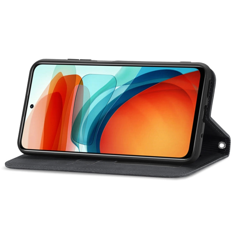 For Xiaomi Redmi Note 10 JE Retro Skin Feel Business Magnetic Horizontal Flip Leather Case with Holder & Card Slots & Wallet & Photo Frame