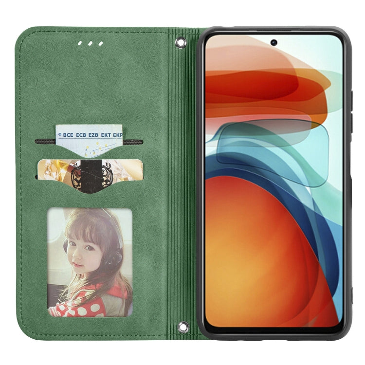 For Xiaomi Redmi Note 10 Pro 5G Retro Skin Feel Business Magnetic Horizontal Flip Leather Case with Holder & Card Slots & Wallet & Photo Frame