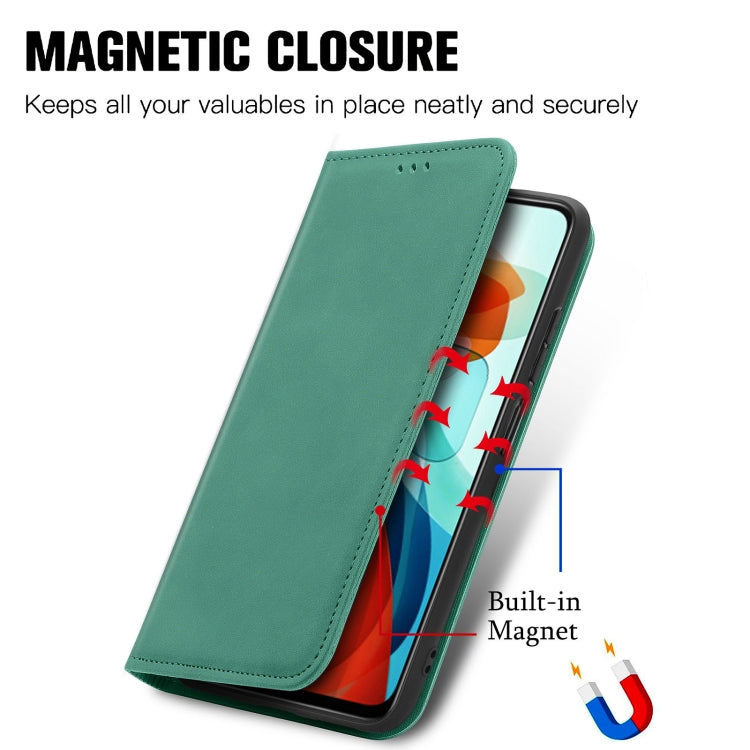 For Xiaomi Redmi Note 10 Pro 5G Retro Skin Feel Business Magnetic Horizontal Flip Leather Case with Holder & Card Slots & Wallet & Photo Frame