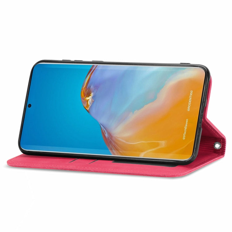 For Huawei P50 Pro Retro Skin Feel Business Magnetic Horizontal Flip Leather Case with Holder & Card Slots & Wallet & Photo Frame