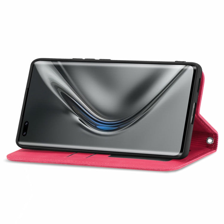 For Honor V40 5G Retro Skin Feel Business Magnetic Horizontal Flip Leather Case with Holder & Card Slots & Wallet & Photo Frame