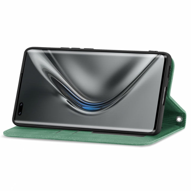 For Honor V40 5G Retro Skin Feel Business Magnetic Horizontal Flip Leather Case with Holder & Card Slots & Wallet & Photo Frame