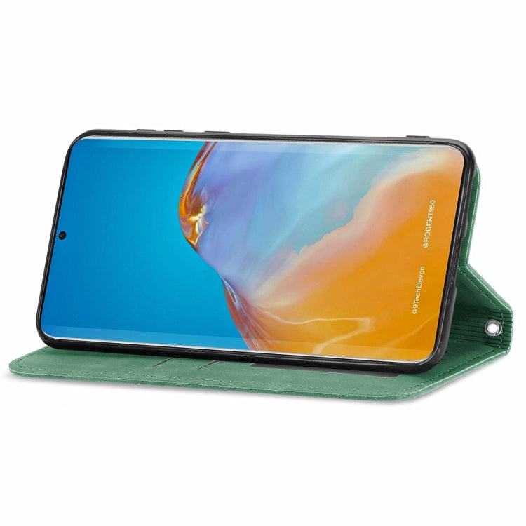 For Honor 50 Pro Retro Skin Feel Business Magnetic Horizontal Flip Leather Case with Holder & Card Slots & Wallet & Photo Frame