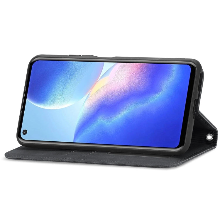 For Blackview A90 Retro Skin Feel Business Magnetic Horizontal Flip Leather Case with Holder & Card Slots & Wallet & Photo Frame