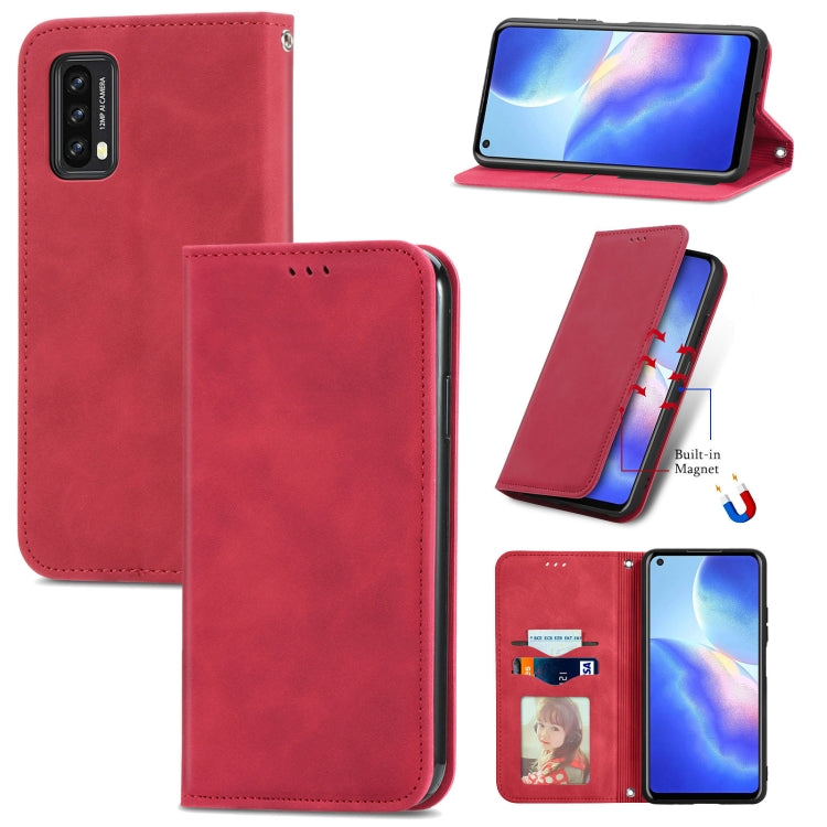 For Blackview A90 Retro Skin Feel Business Magnetic Horizontal Flip Leather Case with Holder & Card Slots & Wallet & Photo Frame