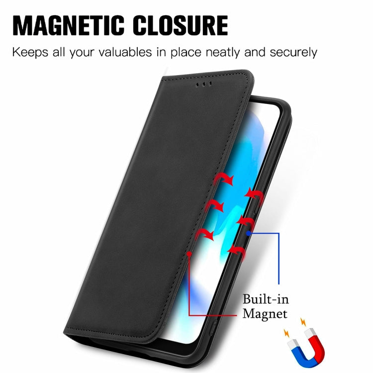 For Blackview A80 / A80s Retro Skin Feel Business Magnetic Horizontal Flip Leather Case with Holder & Card Slots & Wallet & Photo Frame