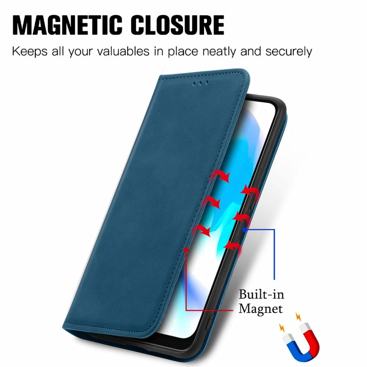 For Blackview A80 / A80s Retro Skin Feel Business Magnetic Horizontal Flip Leather Case with Holder & Card Slots & Wallet & Photo Frame