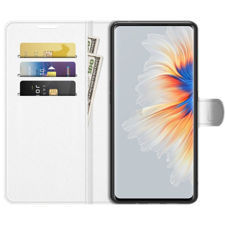 For Xiaomi Mix 4 Litchi Texture Horizontal Flip Protective Case with Holder & Card Slots & Wallet