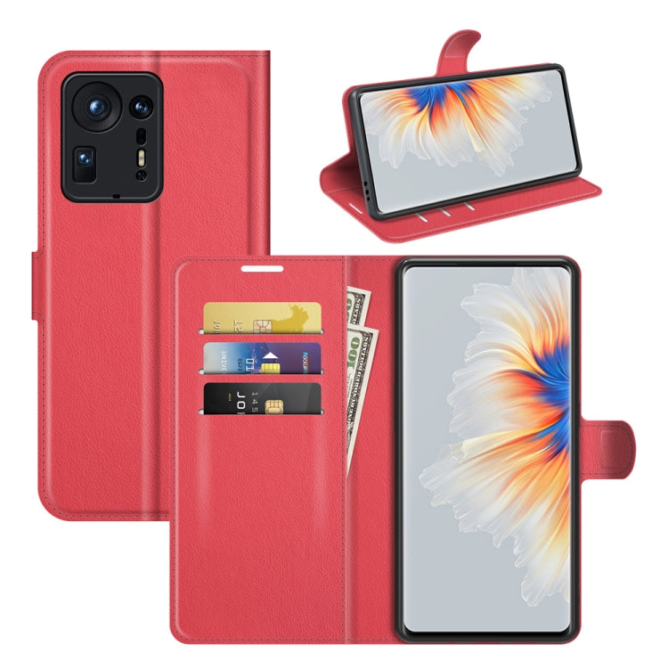 For Xiaomi Mix 4 Litchi Texture Horizontal Flip Protective Case with Holder & Card Slots & Wallet
