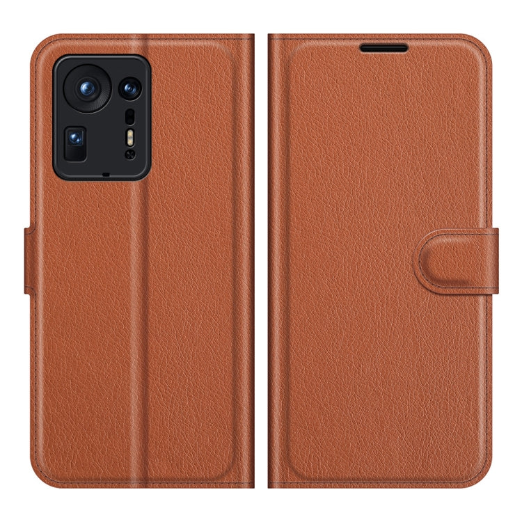 For Xiaomi Mix 4 Litchi Texture Horizontal Flip Protective Case with Holder & Card Slots & Wallet