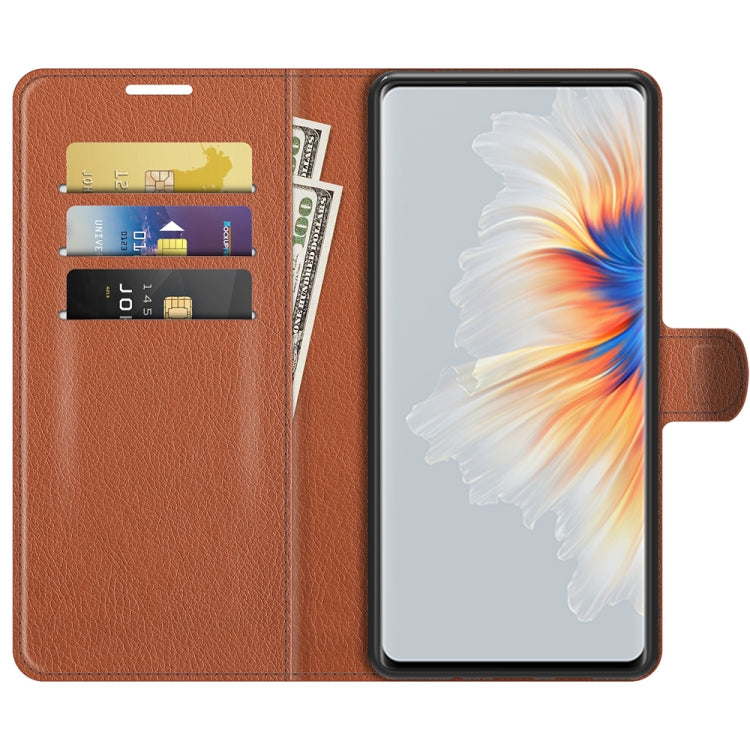 For Xiaomi Mix 4 Litchi Texture Horizontal Flip Protective Case with Holder & Card Slots & Wallet
