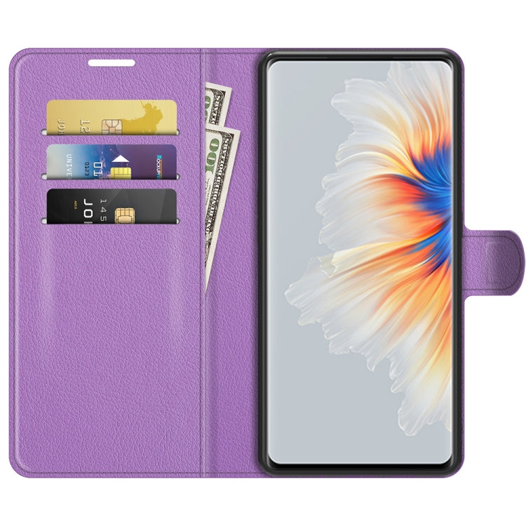 For Xiaomi Mix 4 Litchi Texture Horizontal Flip Protective Case with Holder & Card Slots & Wallet