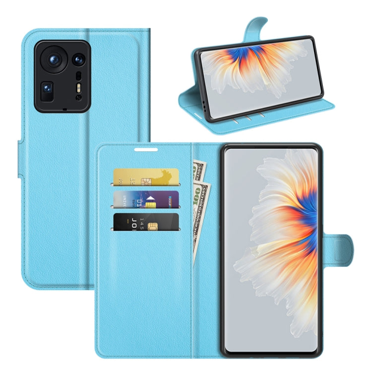 For Xiaomi Mix 4 Litchi Texture Horizontal Flip Protective Case with Holder & Card Slots & Wallet