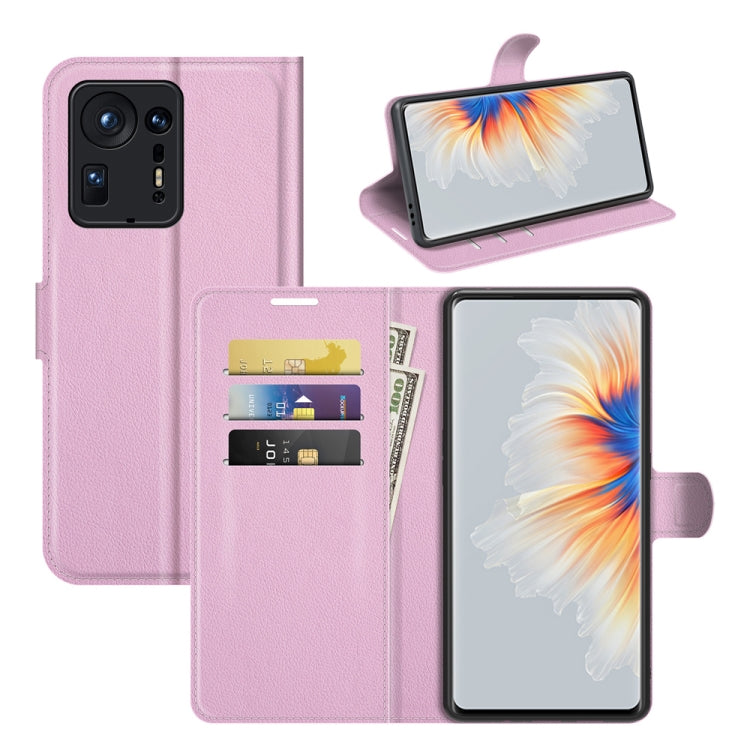 For Xiaomi Mix 4 Litchi Texture Horizontal Flip Protective Case with Holder & Card Slots & Wallet
