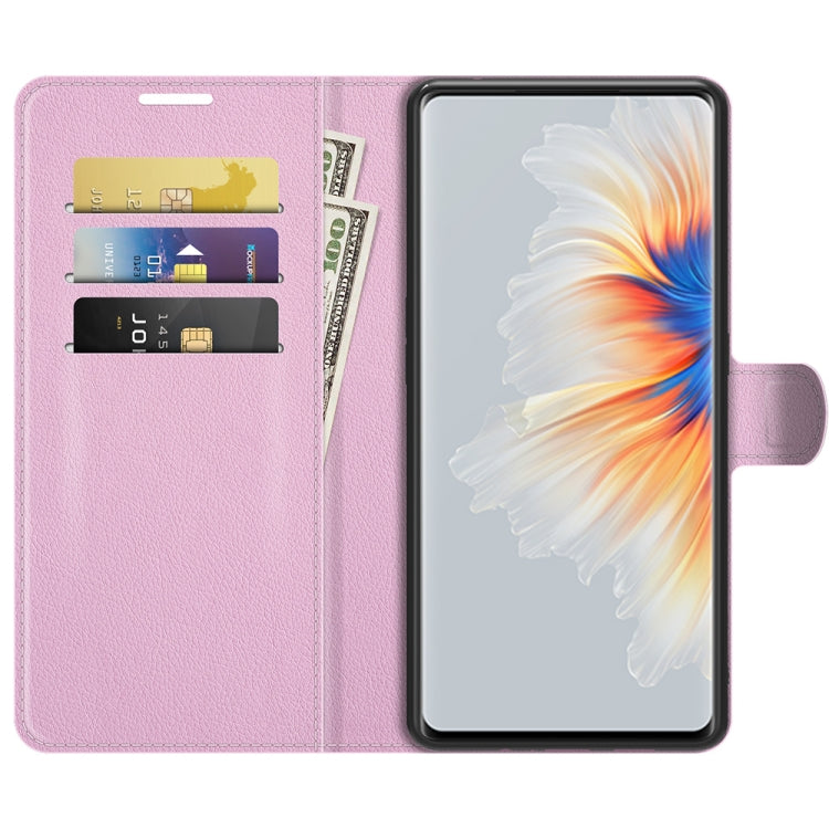 For Xiaomi Mix 4 Litchi Texture Horizontal Flip Protective Case with Holder & Card Slots & Wallet