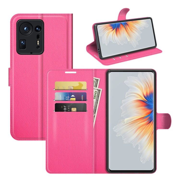 For Xiaomi Mix 4 Litchi Texture Horizontal Flip Protective Case with Holder & Card Slots & Wallet